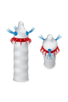 Презерватив Luxe exclusive Летучий голландец с усиками  - 1 шт