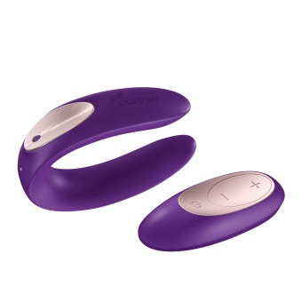 Вибратор для пар с пультом управления Satisfyer Partner Toy Plus Remote фиолетовый